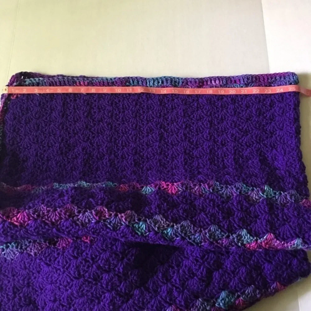 Hand‎ Crocheted Purple Mermaid Tail Adult Size